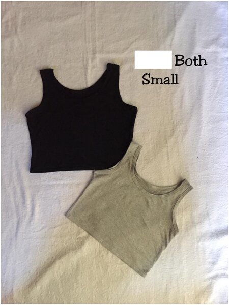 Salaula crop tops and tops