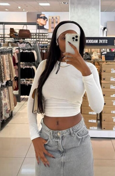 Jupe en jean tendance