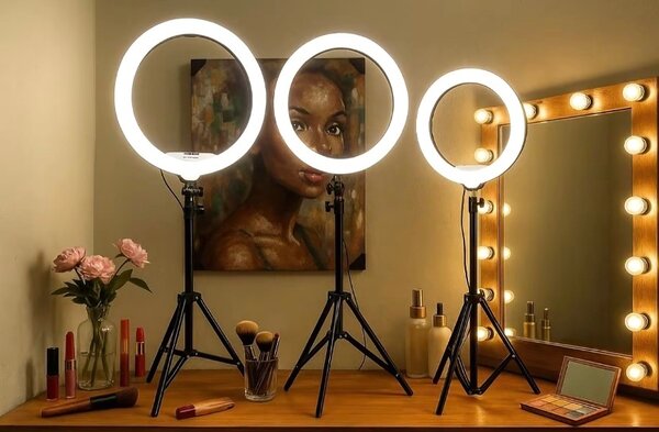 Anneau lumineux LED réglable