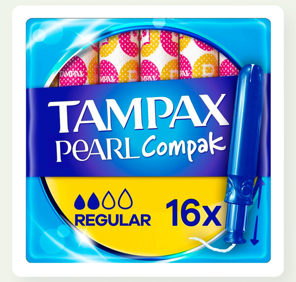 TAMPAX PEARL COMPAK REGULAR TAMPAX PEARL COMPAK REGULAR