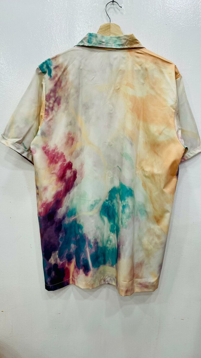 Chemise décontractée imprimé aquarelle