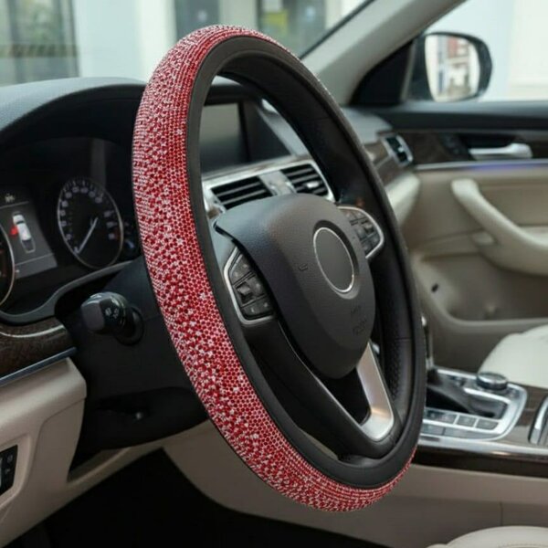 Housse Volant Strass Étincelant