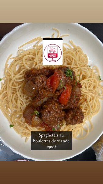 Spaghetti avec boulettes