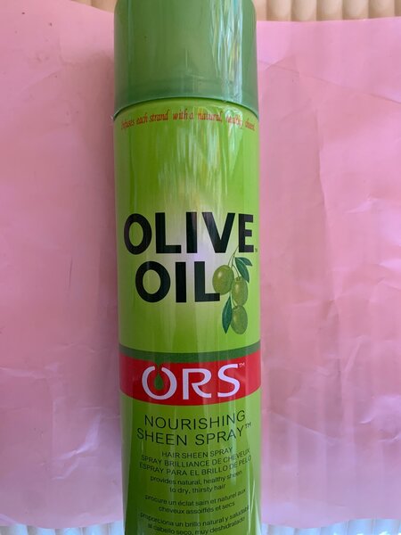 Olive oil hair spray
