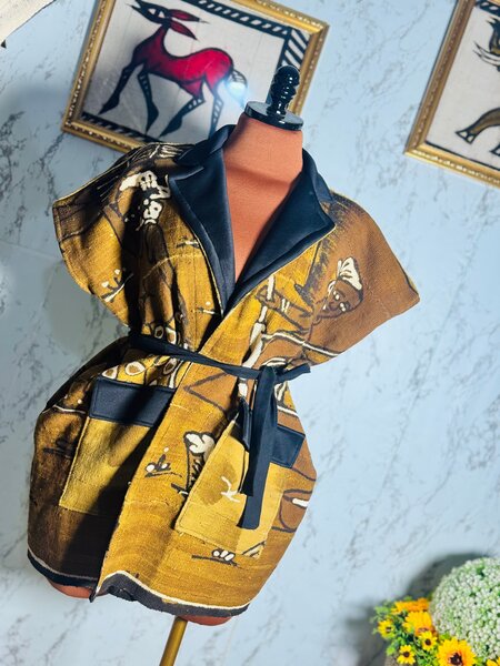 cape en pagne  africain chic