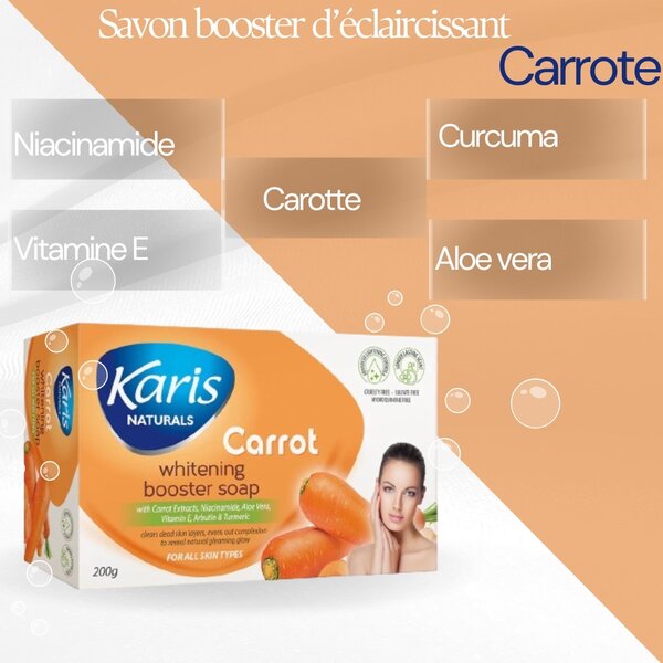 Savon karis carotte