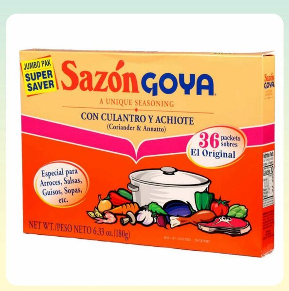 Sazón Goya Coriandre et Achiote