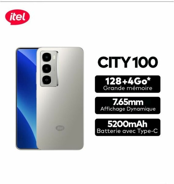 itel CITY100 Smartphone 128 Go