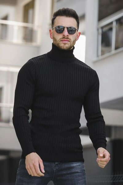 Pull col roulé tricoté Miluxas