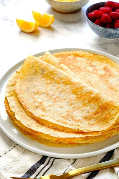Crêpes fines et dorées