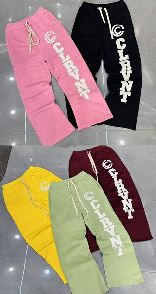 Pantalons jogger colorés tendance