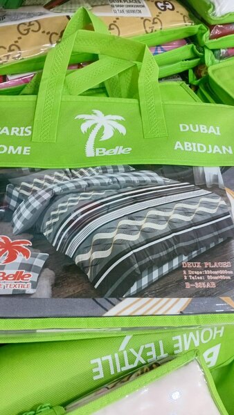 Housse de Couette Rayée