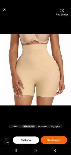 Short gainant pour femme