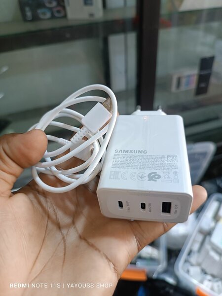 Chargeur original samsung trio