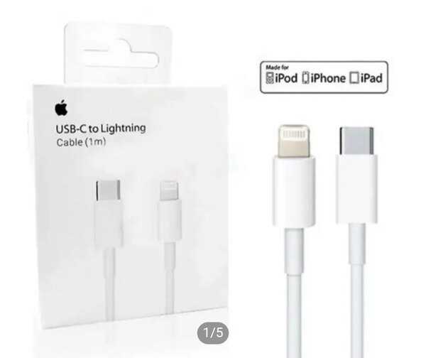 iPhone USB-C to Lightning Charging Cable- 1m- Fast Charging