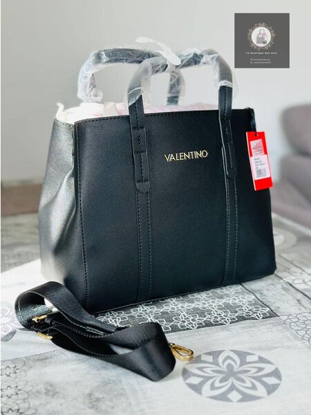 sac en cuir Valentino noir
