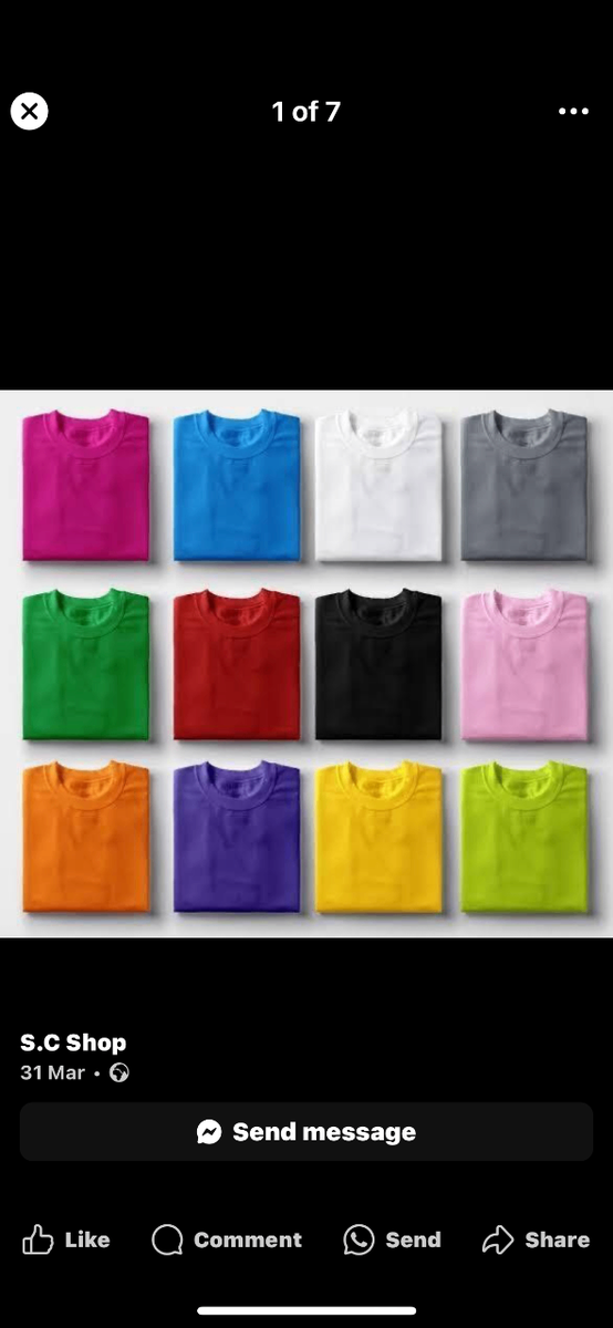 T-shirts en coton unisexe