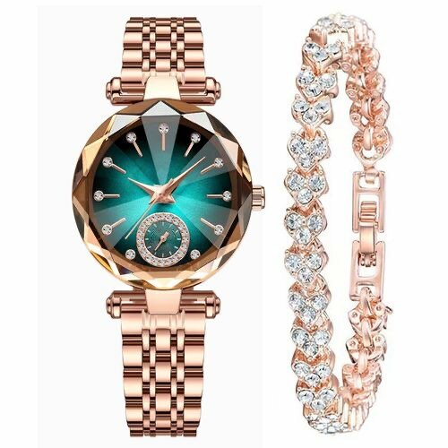 Fashion Quartz Wristwatches Waterproof Ladies Luxury Jewelry