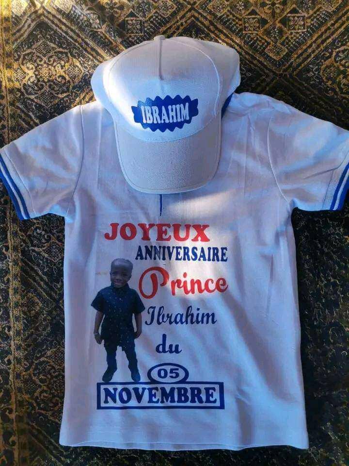 T-shirt et Casquette Anniversaire