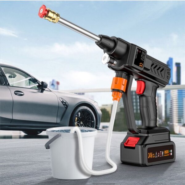 Laveuse Electrique Sans Fil - 300 W Avec Buses 5 En 1