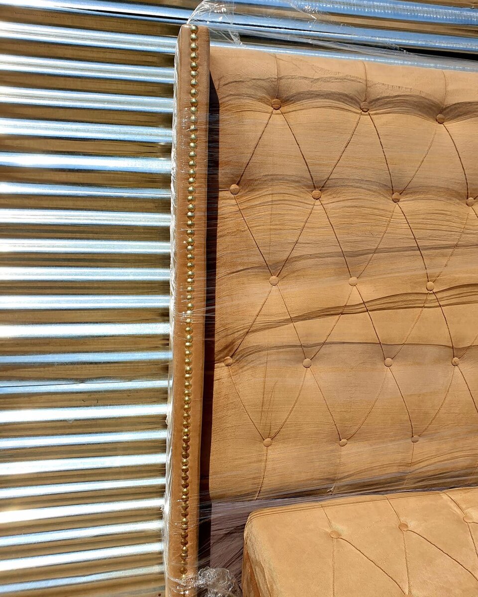 headboard and ottoman