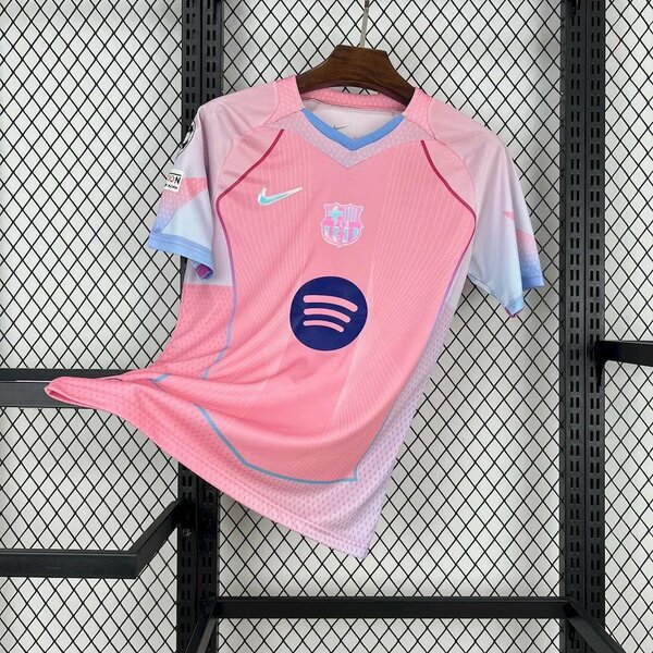 Maillot de football rose