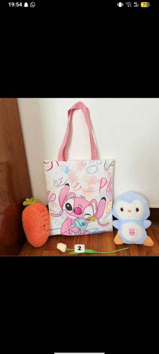 Tote bag Stitch coloré