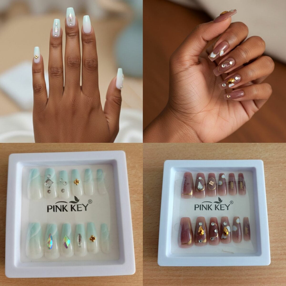 Ongles Faux - Designs Éblouissants