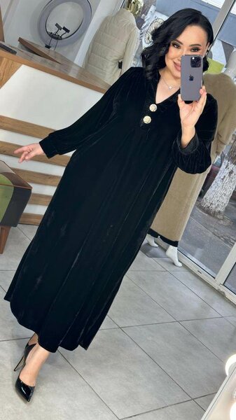 Платье велюровая