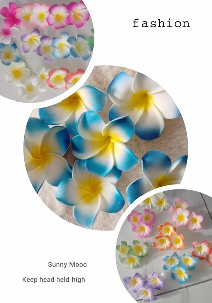 Pinces en fleurs pour cheveux