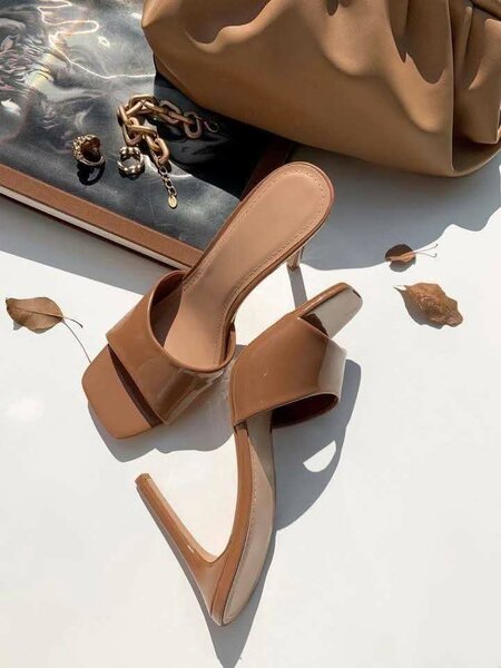 Mules à talons élégants