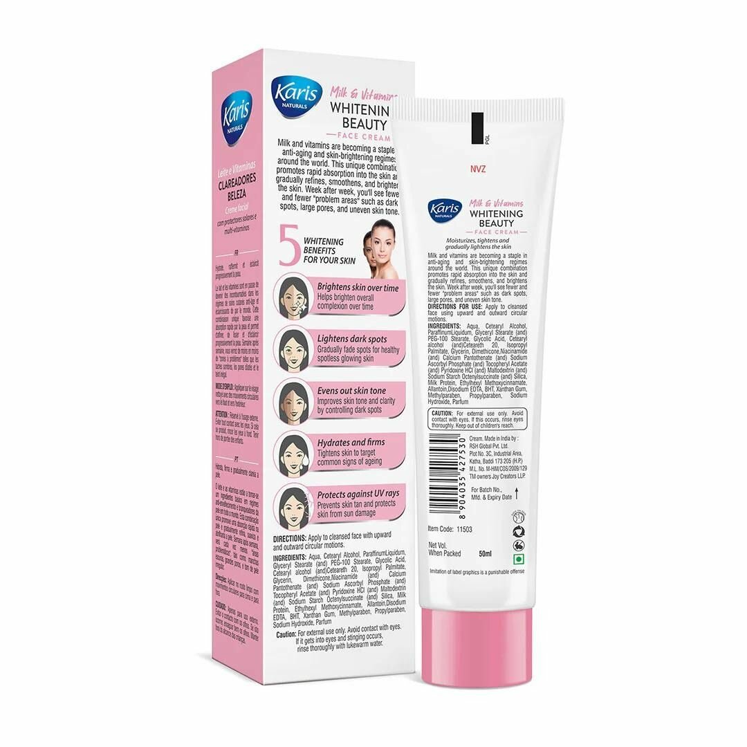 Crème de visage karis au lait