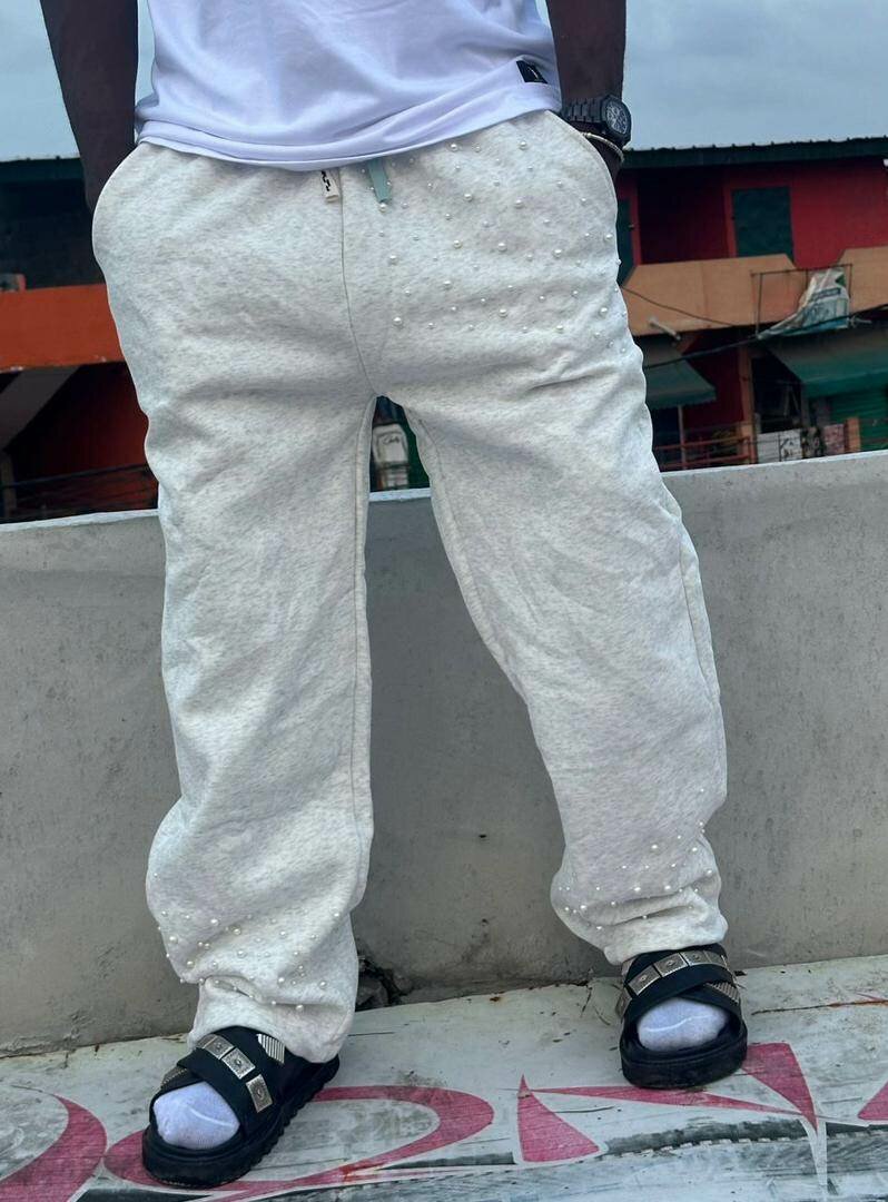 Pantalon streetwear perles