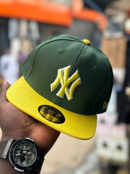 Casquette Snapback NY Vert Jaune