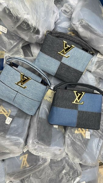 Sac à main en denim chic