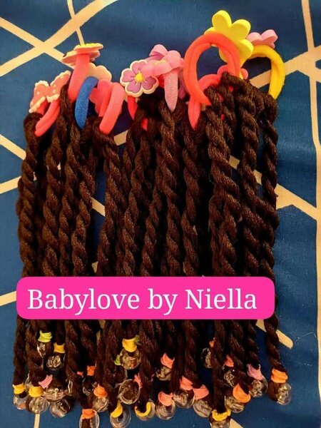 Élastiques à cheveux colorés