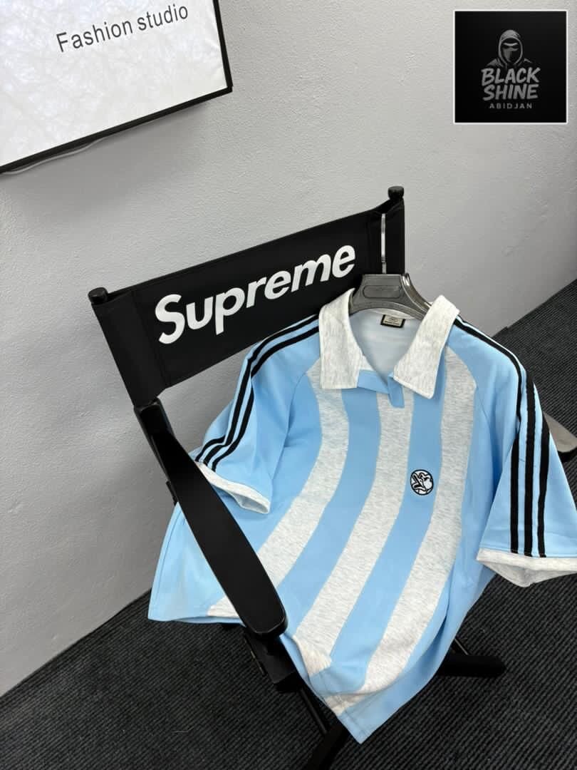 Polo rayé sport chic