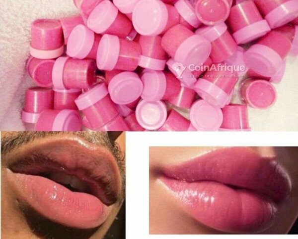Produit lèvre rose
