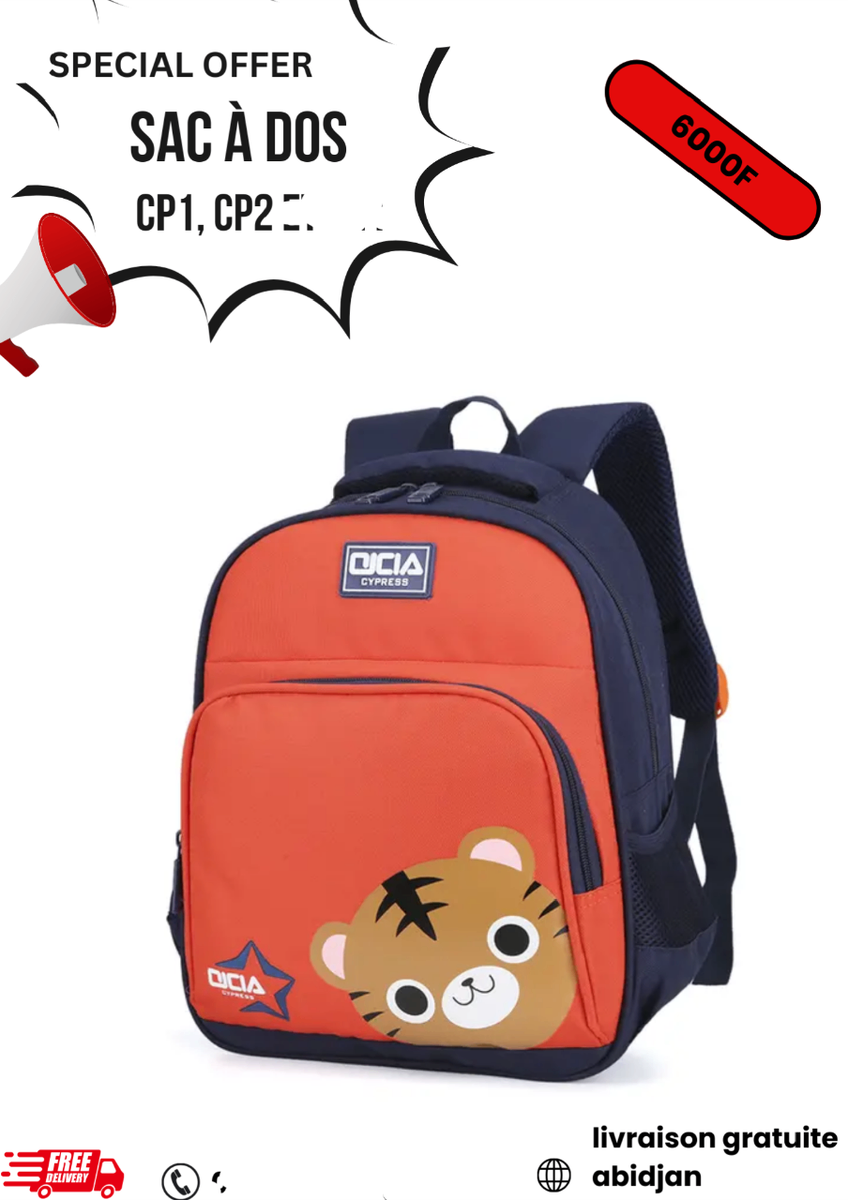 Sac à Dos Enfant Cartoon