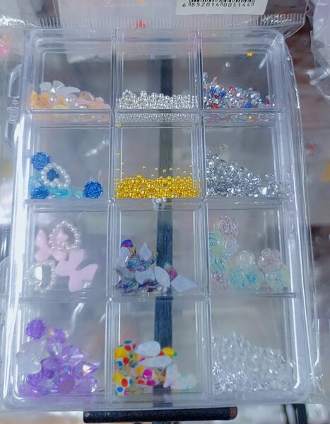 Assortiment de perles colorées