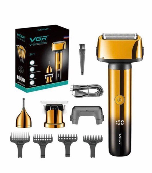 VGR V-367 Tondeuse 3 en 1. Machine pour cheveux, barbe, nez
