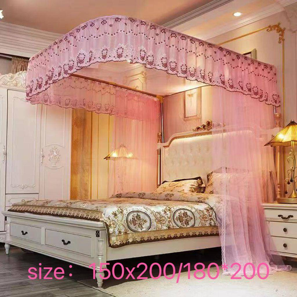 Egyptian pink mosquito nets