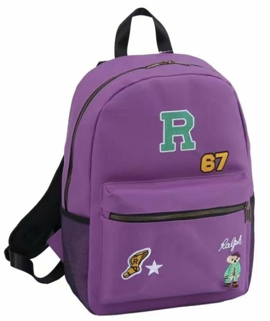 Sac à dos violet streetwear