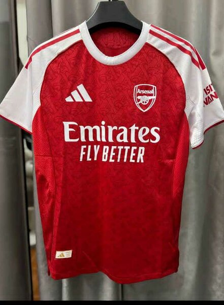 Maillot de football rouge Adidas