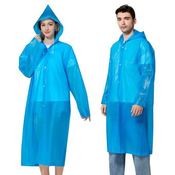 Imperméable Bleu avec Capuche
