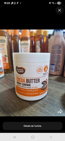 Crème Corps Beurre de Cacao