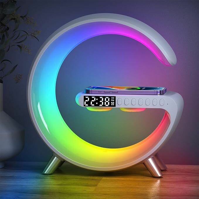 Réveil LED Bluetooth avec Chargeur Sans Fil