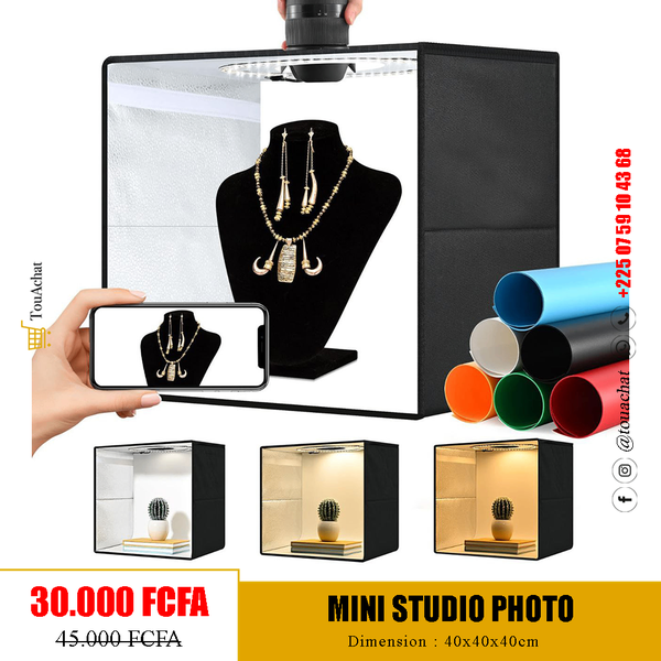 Studio Photo Mini Portable LED