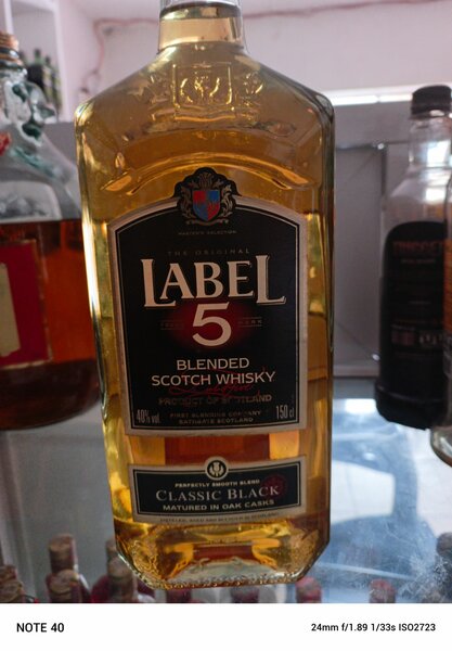Label 5 whisky