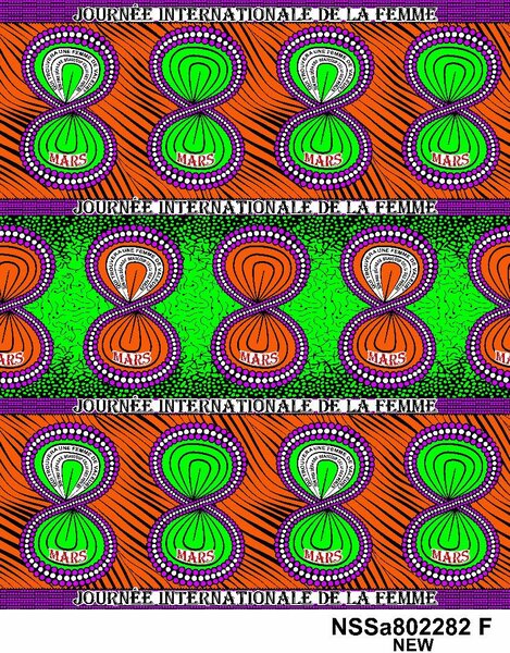 Des Pagnes rouge et vert